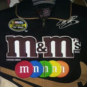 Jeff Hamilton m&m's NASCAR racing jacket woman's